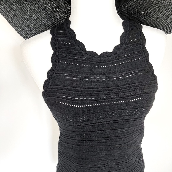 NWT DH NewYork Jodi Crochet Black Tank - Picture 2 of 7